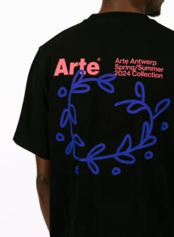 Arte Teo Back Heart T-shirt Black