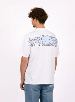Arte Teo Back Multi Runner T-shirt White -Samsoe Samsoe Shop image 1522