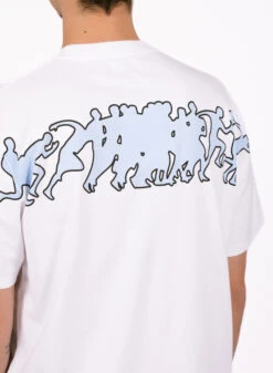 Arte Teo Back Multi Runner T-shirt White -Samsoe Samsoe Shop image 1523