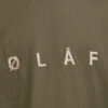 Olaf Hussein Sans Embroidered Tee Pewter -Samsoe Samsoe Shop image 1524