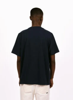 Arte Teo Small Heart T-shirt Navy -Samsoe Samsoe Shop image 1546