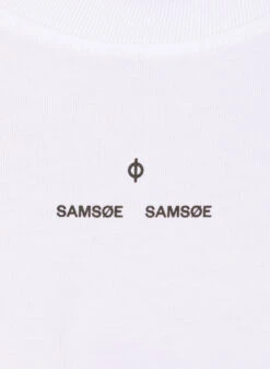 Samsoe Samsoe Sasouth T-shirt 15097 White -Samsoe Samsoe Shop image 1551