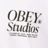 Obey Studios Icon Heavyweight T-shirt White -Samsoe Samsoe Shop image 1562