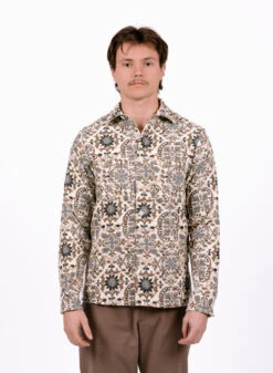 Wax London Iggy Jacket Beige Mosaic Quilt -Samsoe Samsoe Shop image 1580