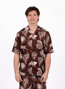 Samsoe Samsoe Saoscar AX Shirt 10527 Brown Stone Fossil -Samsoe Samsoe Shop image 1626