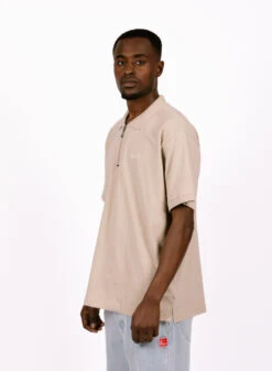 Obey Escape Zip Polo Silver Grey -Samsoe Samsoe Shop image 1637