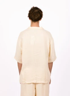 Daily Paper Icing Yellow Enzi Seersucker Shirt