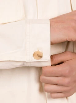 Obey Afternoon Shirt Jacket Unbleached