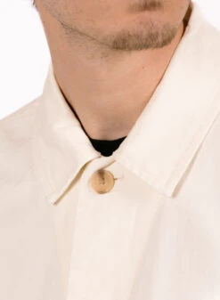 Obey Afternoon Shirt Jacket Unbleached -Samsoe Samsoe Shop image 1699