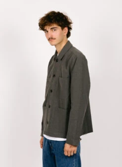 Olaf Hussein Olaf Workwear Wooly Blazer Heather Grey