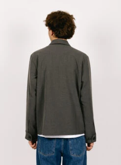 Olaf Hussein Olaf Workwear Wooly Blazer Heather Grey -Samsoe Samsoe Shop image 1714