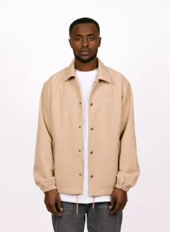 Olaf Hussein Coach Jacket Cream -Samsoe Samsoe Shop image 1755