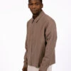 Wax London Eldon Jacket Seersucker Taupe -Samsoe Samsoe Shop image 1781
