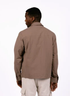 Wax London Eldon Jacket Seersucker Taupe -Samsoe Samsoe Shop image 1784