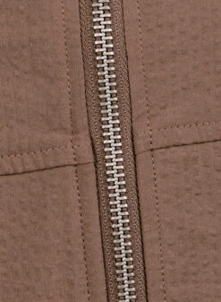 Wax London Eldon Jacket Seersucker Taupe -Samsoe Samsoe Shop image 1786