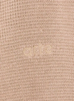 Arte Kole Knit Hoodie Cream