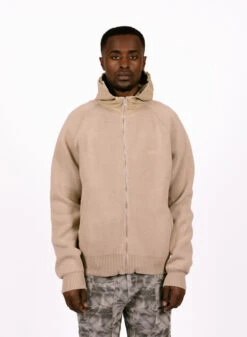 Arte Kole Knit Hoodie Cream -Samsoe Samsoe Shop image 1795