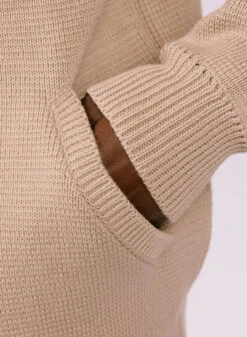 Arte Kole Knit Hoodie Cream -Samsoe Samsoe Shop image 1798