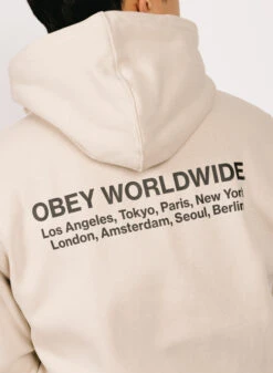 Obey Worldwide Cities Premium Pullover Hood