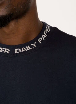 Daily Paper Erib Sweater Deep Navy -Samsoe Samsoe Shop image 1812