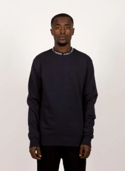 Daily Paper Erib Sweater Deep Navy -Samsoe Samsoe Shop image 1814