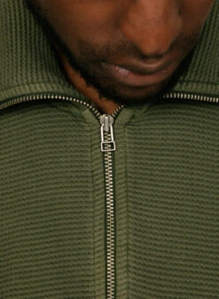 New Amsterdam Surf Association Tide Half Zip Forest Green -Samsoe Samsoe Shop image 1835