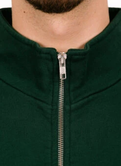 Palmes Stumble Zip Sweatshirt Dark Green