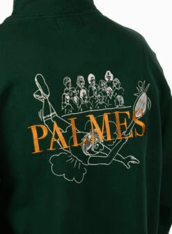 Palmes Stumble Zip Sweatshirt Dark Green -Samsoe Samsoe Shop image 1842