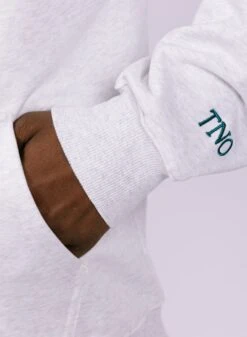 The New Originals Varsity Hoodie Grey Melange -Samsoe Samsoe Shop image 1861