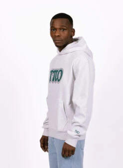The New Originals Varsity Hoodie Grey Melange -Samsoe Samsoe Shop image 1863