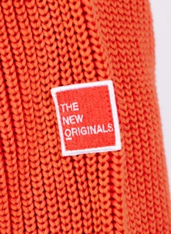 The New Originals Fisherman Rib Knit Crewneck Barbados Cherry