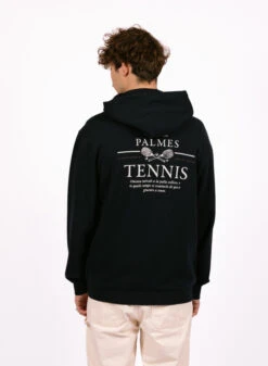 Palmes Vichi Zip Hooded Sweatshirt Navy -Samsoe Samsoe Shop image 1907