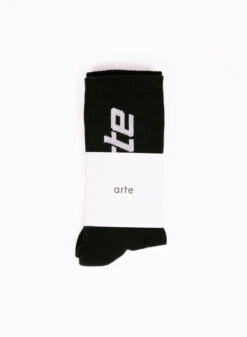 Arte Arte Vertical Socks Black