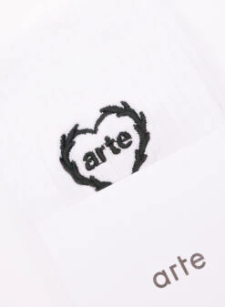 Arte Arte Small Heart Socks White