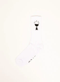 GRAIL Cup Logo Sock White -Samsoe Samsoe Shop image 2006
