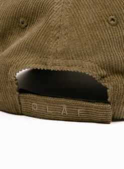 Olaf Hussein Corduroy Cap Dark Green