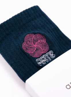Arte Arte Circle Logo Socks Navy