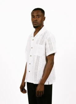 Obey Sunday Shirt White -Samsoe Samsoe Shop image 205