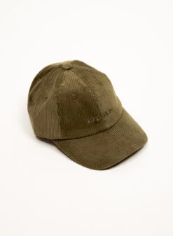 Olaf Hussein Olaf Corduroy Cap Army Green -Samsoe Samsoe Shop image 2069
