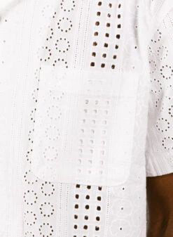 Obey Sunday Shirt White -Samsoe Samsoe Shop image 207