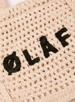 Olaf Hussein Mini Crochet Tote Off White -Samsoe Samsoe Shop image 2074