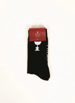 GRAIL Cup Logo Sock Black