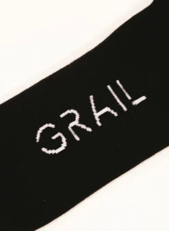GRAIL Cup Logo Sock Black -Samsoe Samsoe Shop image 2078