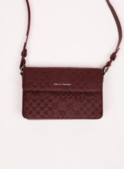 Daily Paper Meru Monogram Bag Bordeaux