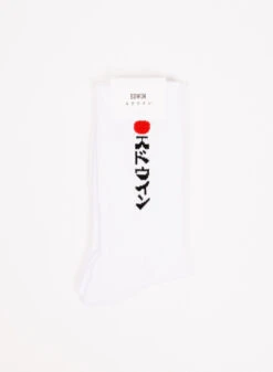 Edwin Kamifuji Socks White