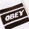 Obey Cooper Il Socks White / Java Brown -Samsoe Samsoe Shop image 2139