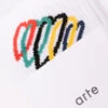Arte Arte Hearts Socks White -Samsoe Samsoe Shop image 2160