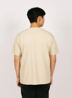Obey X Napapijri Heavyweight T-shirt Cream -Samsoe Samsoe Shop image 230