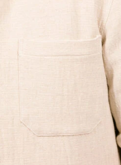 Samsoe Samsoe Liam Fx Shirt 14979 Silver Lining -Samsoe Samsoe Shop image 235