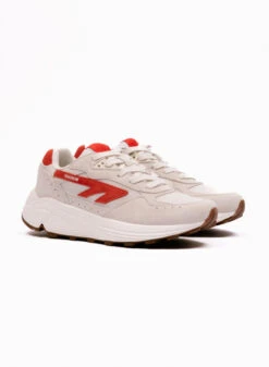 Hi-Tec HTS74 Shadow RGS Star White / Red Alert / Gum Rubber -Samsoe Samsoe Shop image 2365